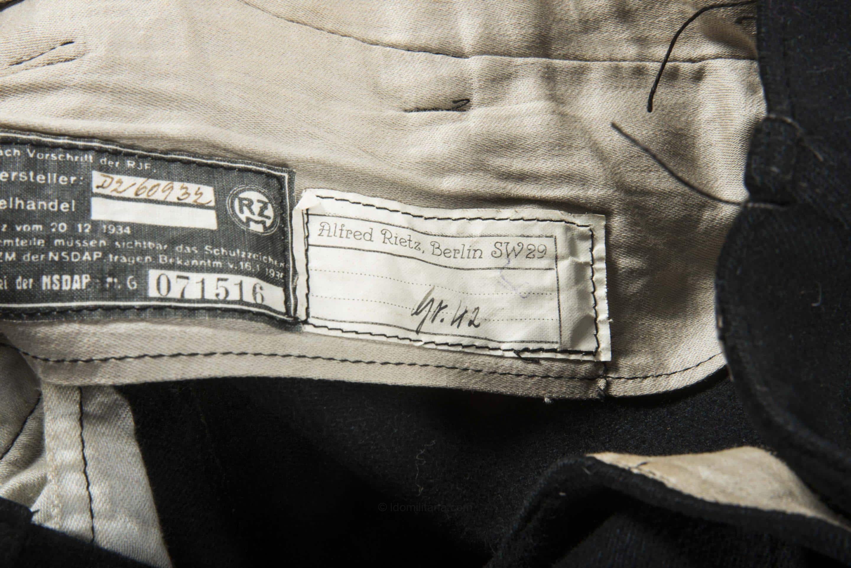 Rare matching NPEA Ilfeld uniform set with extremely are walking-out pants. - Image 13