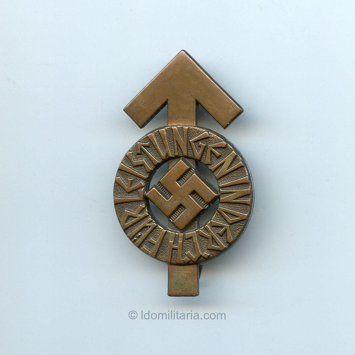 HJ Proficiency badge in bronze '197411' - Steinhauer & Lück, Lüdenscheid