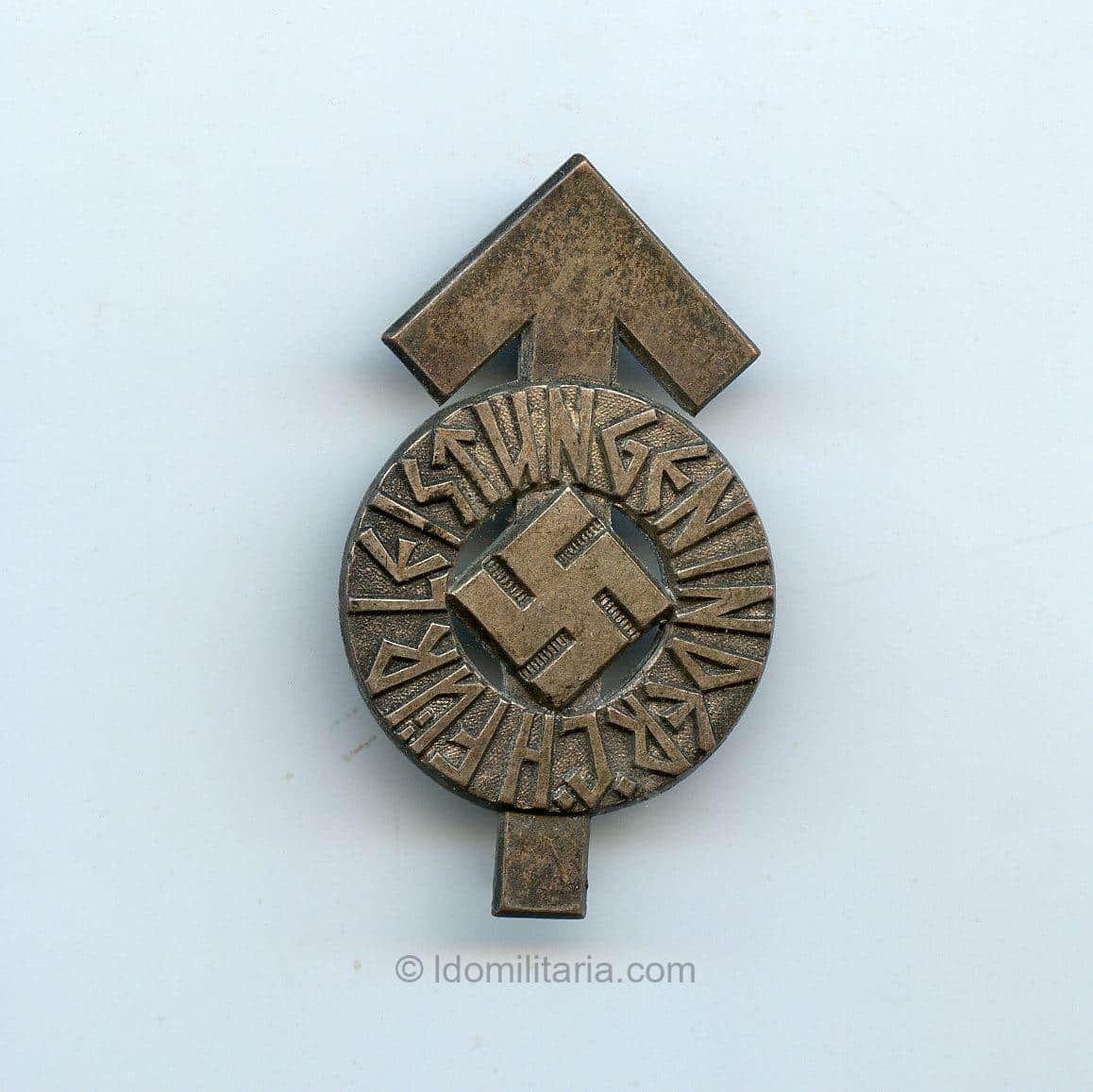 Early HJ proficiency badge in silver '4233' - A.D. Schwerdt, Stuttgart