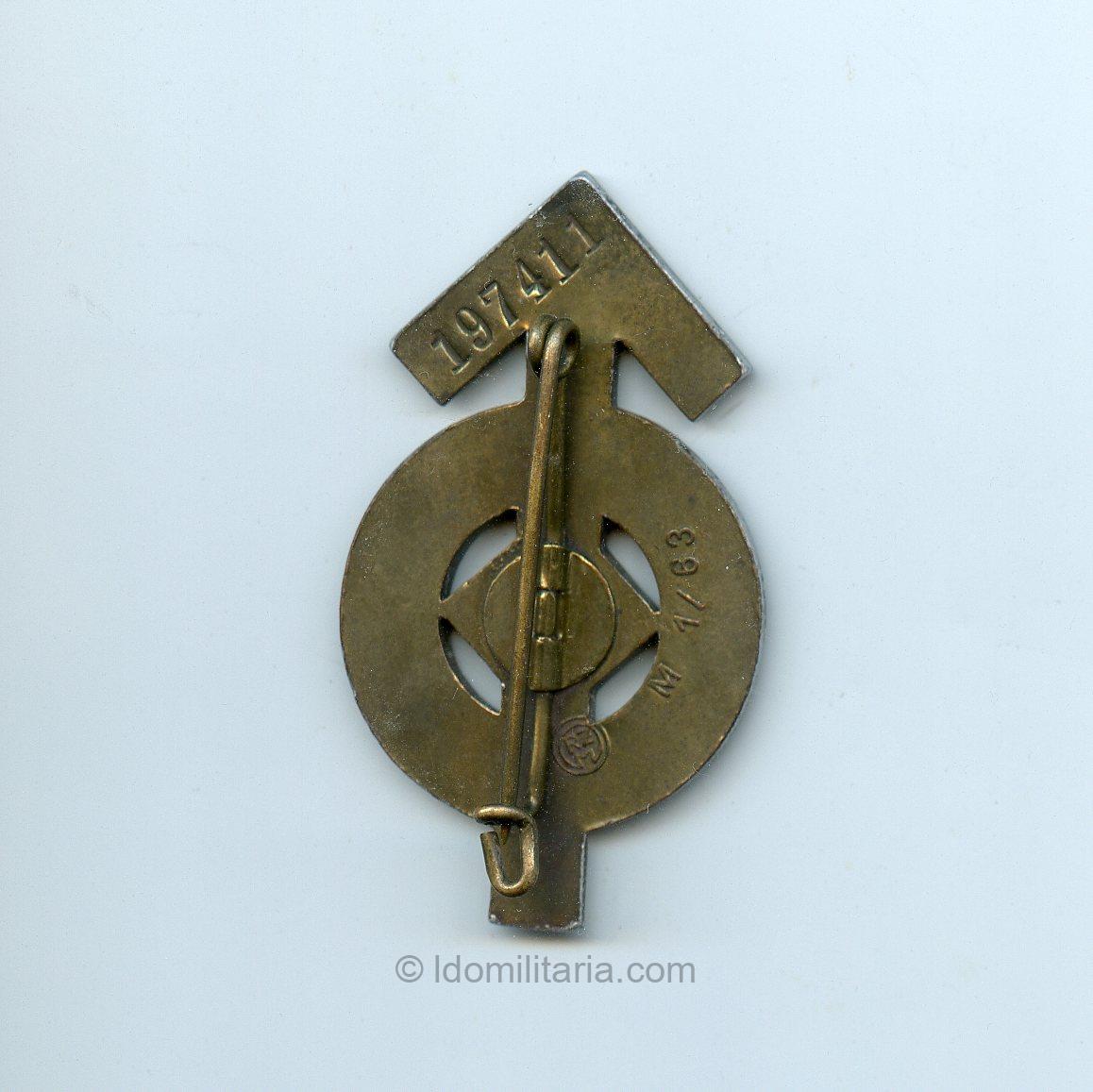 HJ Proficiency badge in bronze '197411' - Steinhauer & Lück, Lüdenscheid - Image 2