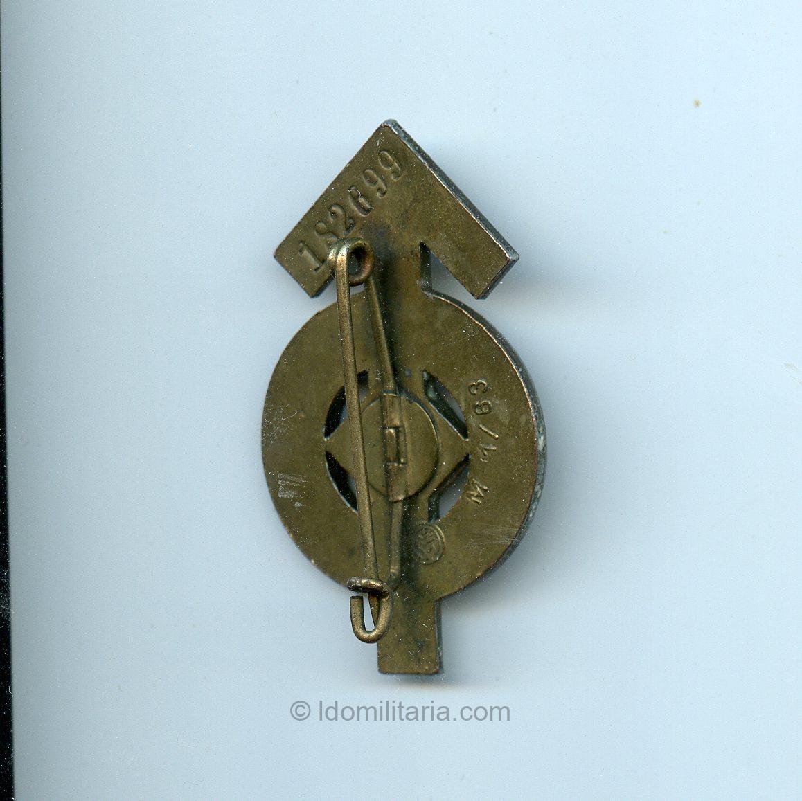 HJ Proficiency badge in bronze '182699' - Steinhauer & Lück, Lüdenscheid - Image 2
