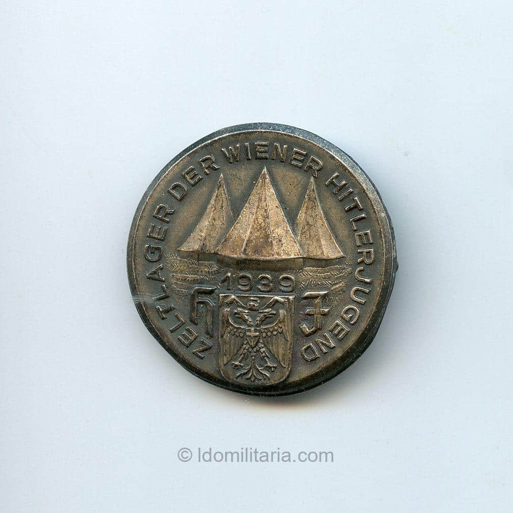 Zeltlager de Wiener Hitlerjugend (HJ) 1939 tinnie