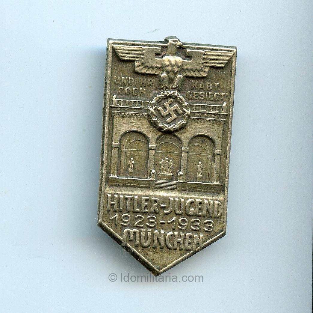 Hitler-jugend 1923-1933 München tinnie – H. Wittmann, München