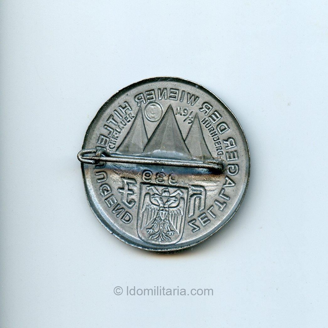 Zeltlager de Wiener Hitlerjugend (HJ) 1939 tinnie - Image 2
