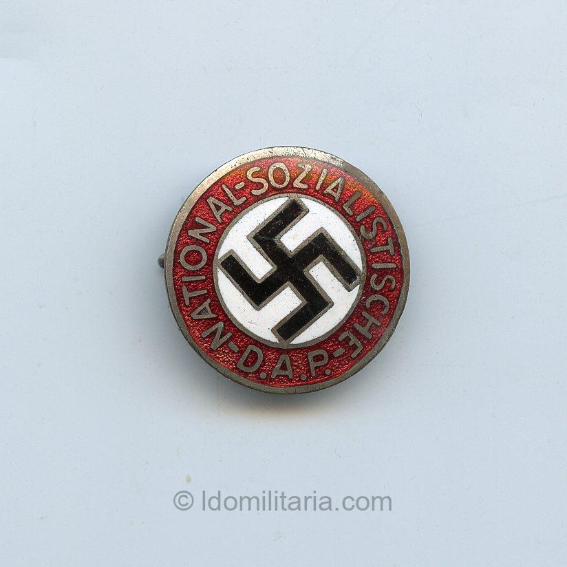 Early NSDAP Membership badge - Double Ges. Gesch.