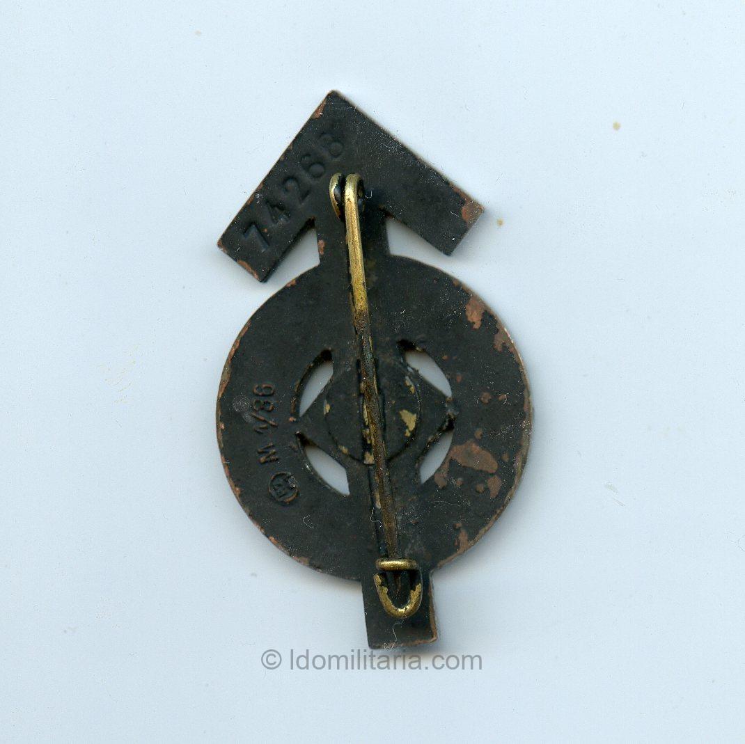 HJ Sports Badge in black '74263' - Berg & Nolte AG, Lüdenscheid - Image 2