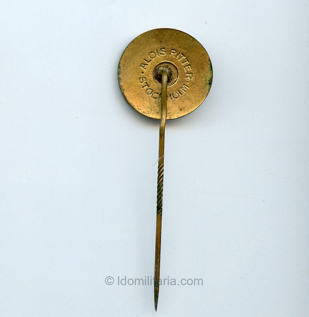 SNSP Membership stickpin - Alois Ritter, Stockholm - Image 2