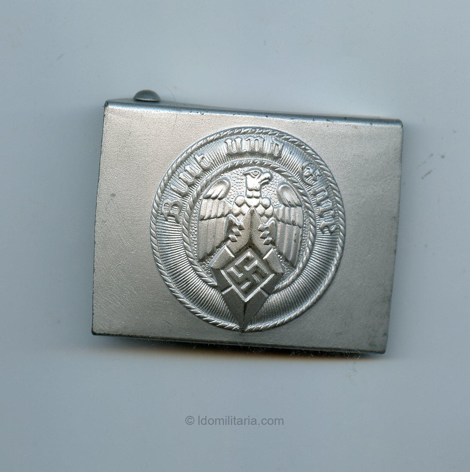 HJ Belt Buckle RZM M4/42 -Hermann Aurich, Dresden