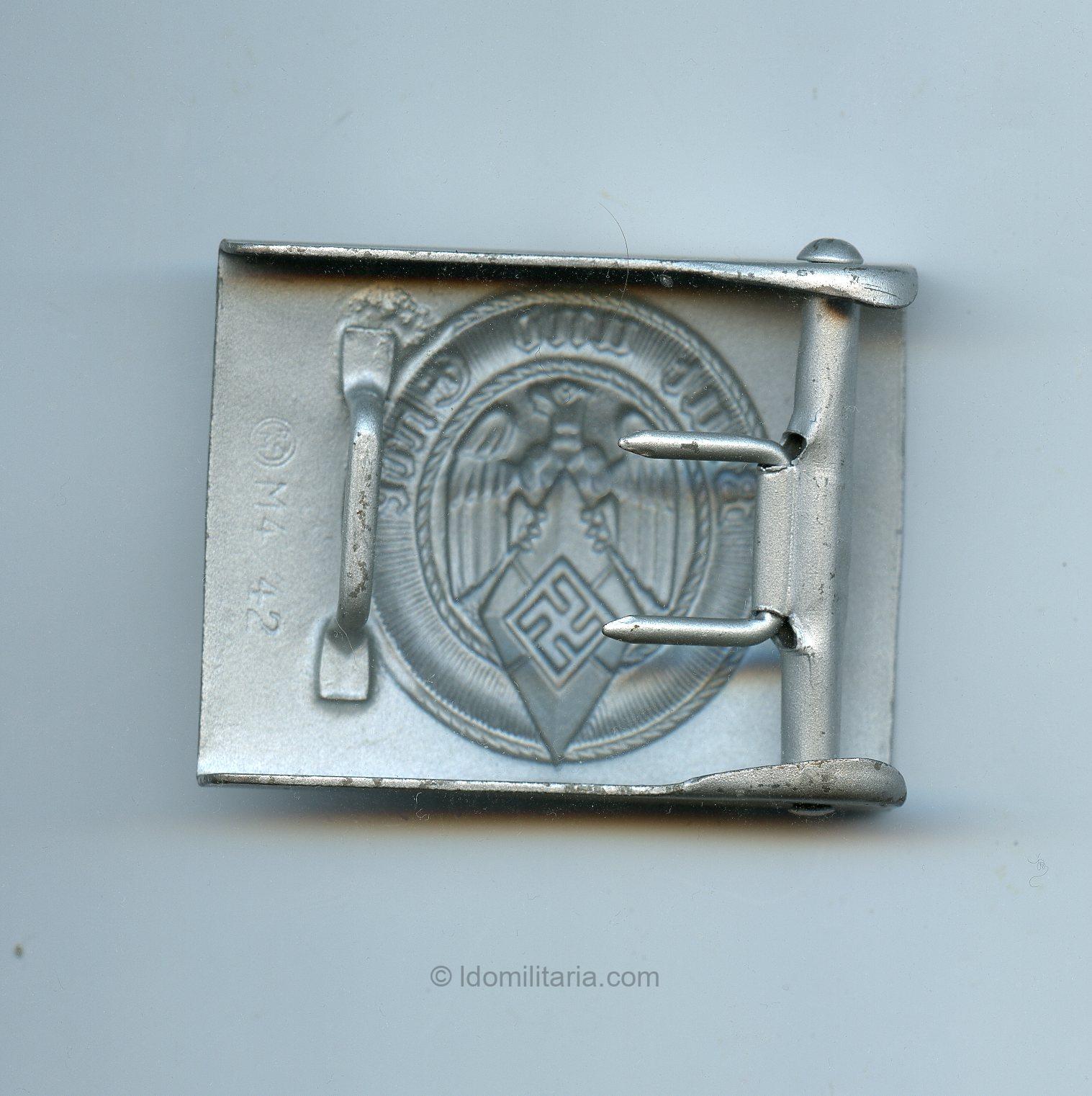 HJ Belt Buckle RZM M4/42 -Hermann Aurich, Dresden - Image 2