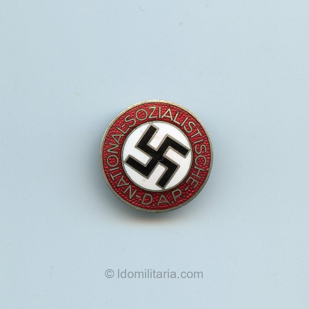 NSDAP Membership badge - Werner Redo, Saarlautern
