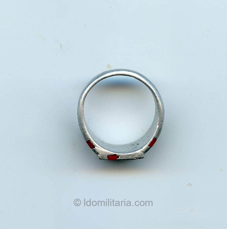 Alluminium NSDAP Swastika ring. - Image 2