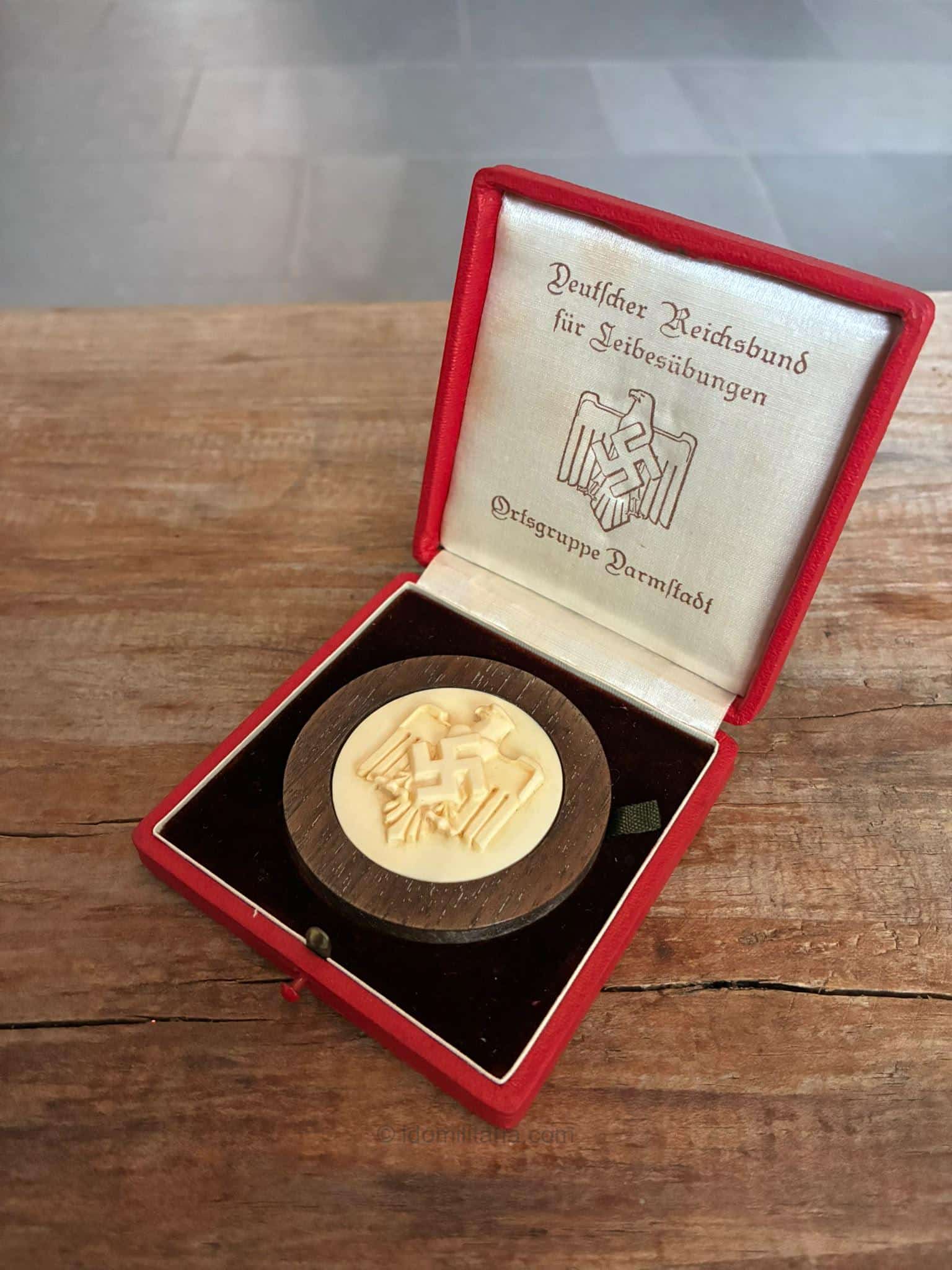 NRSL Ortsgruppe Darmstadt Swimming Championships Medal in Case