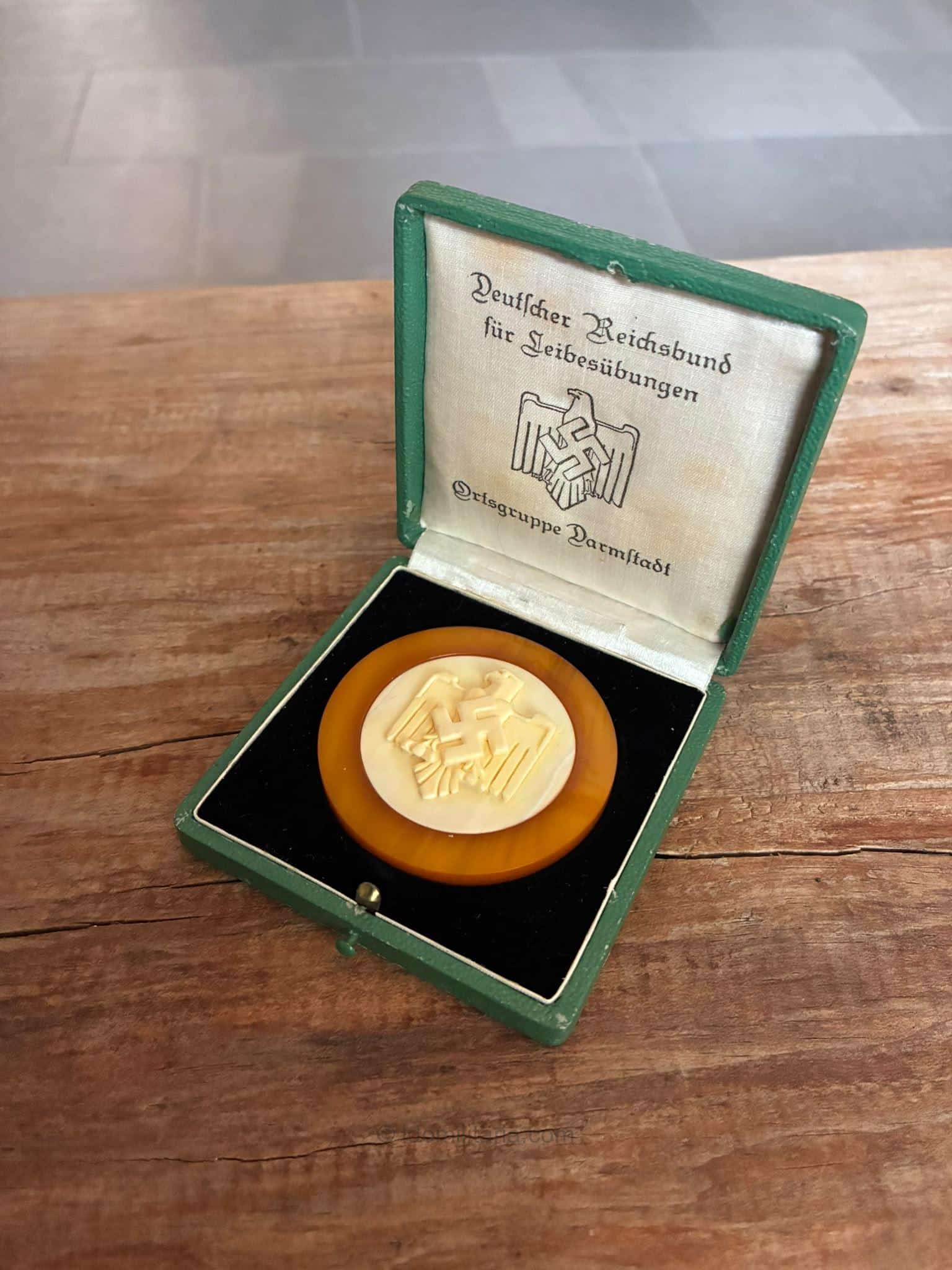 NRSL Ortsgruppe Darmstadt Swimming Championships Medal in Case