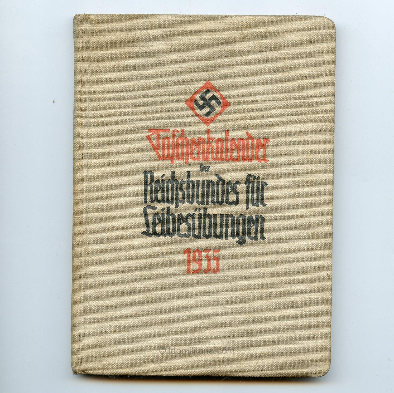 NSRL 1935 pocket calendar