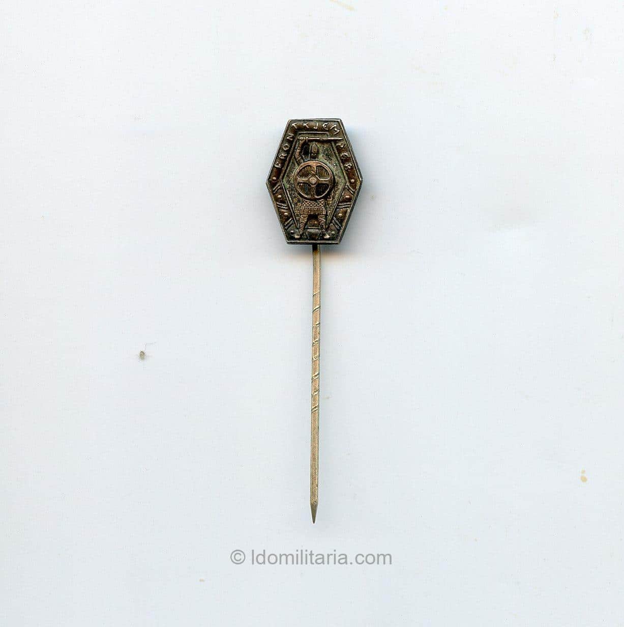 Norwegian Frontkjemper silver stickpin ''830''