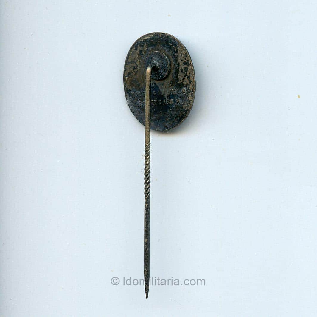Betriebsgemeinschaft Stuttgarter Strassenbahnen Membership stickpin - Mayer & Wilhelm, Stuttgart W - Image 2
