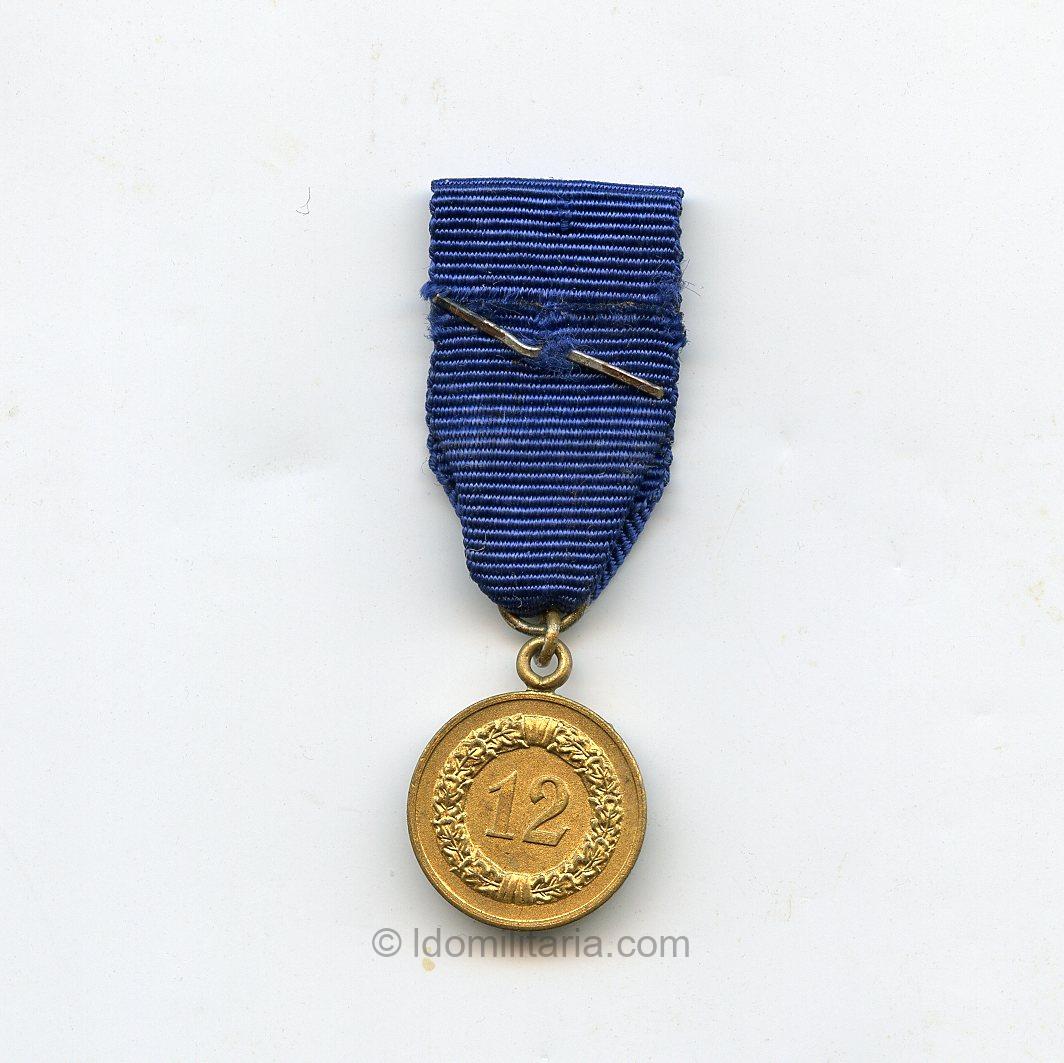 Luftwaffe Dienstauszeichnung für 12 jahre medal Miniature - Image 2