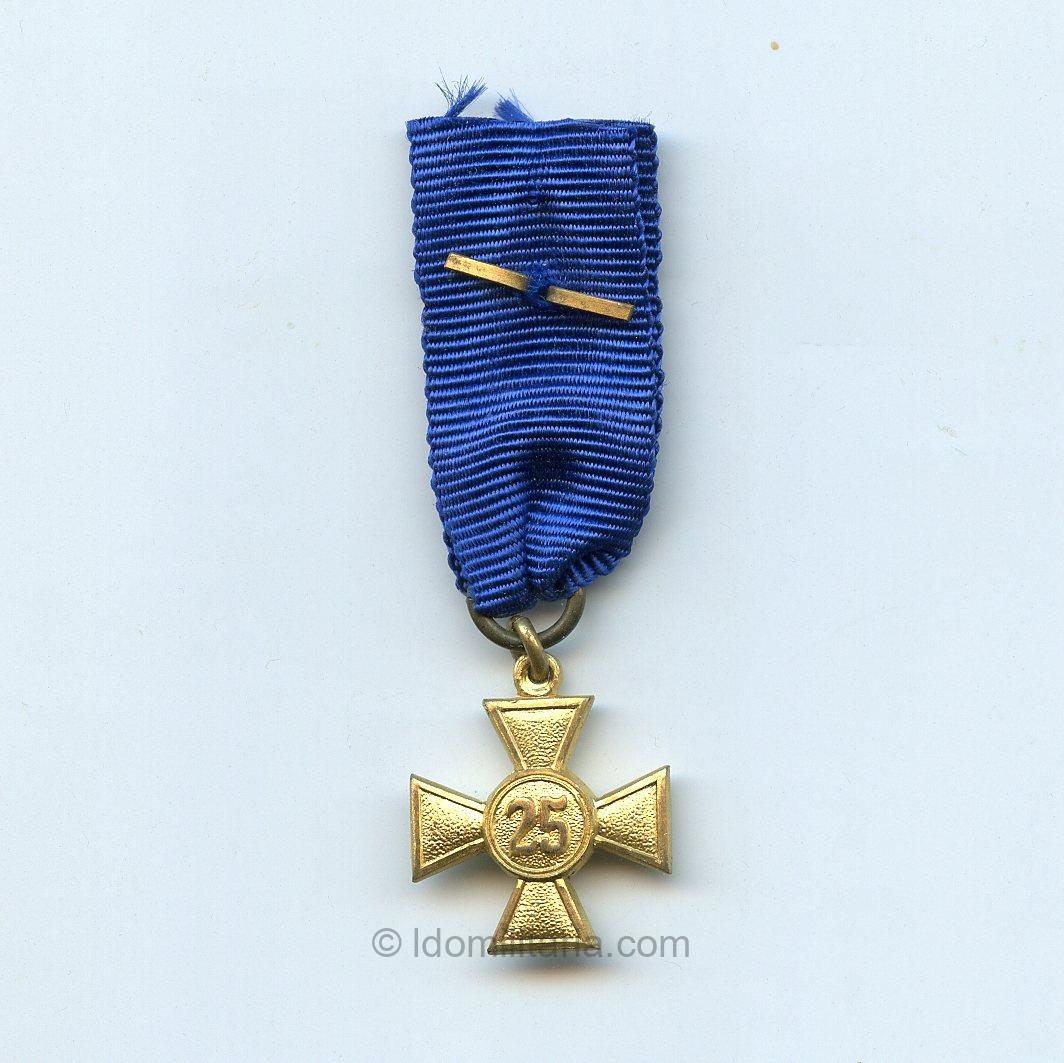 Luftwaffe Dienstauszeichnung für 25 jahre medal Miniature. - Image 2