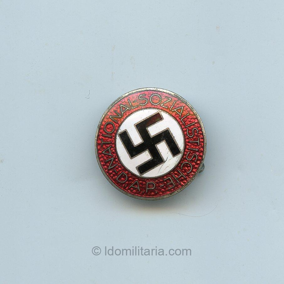 NSDAP Membership badge - Fritz Zimmermann, Stuttgart