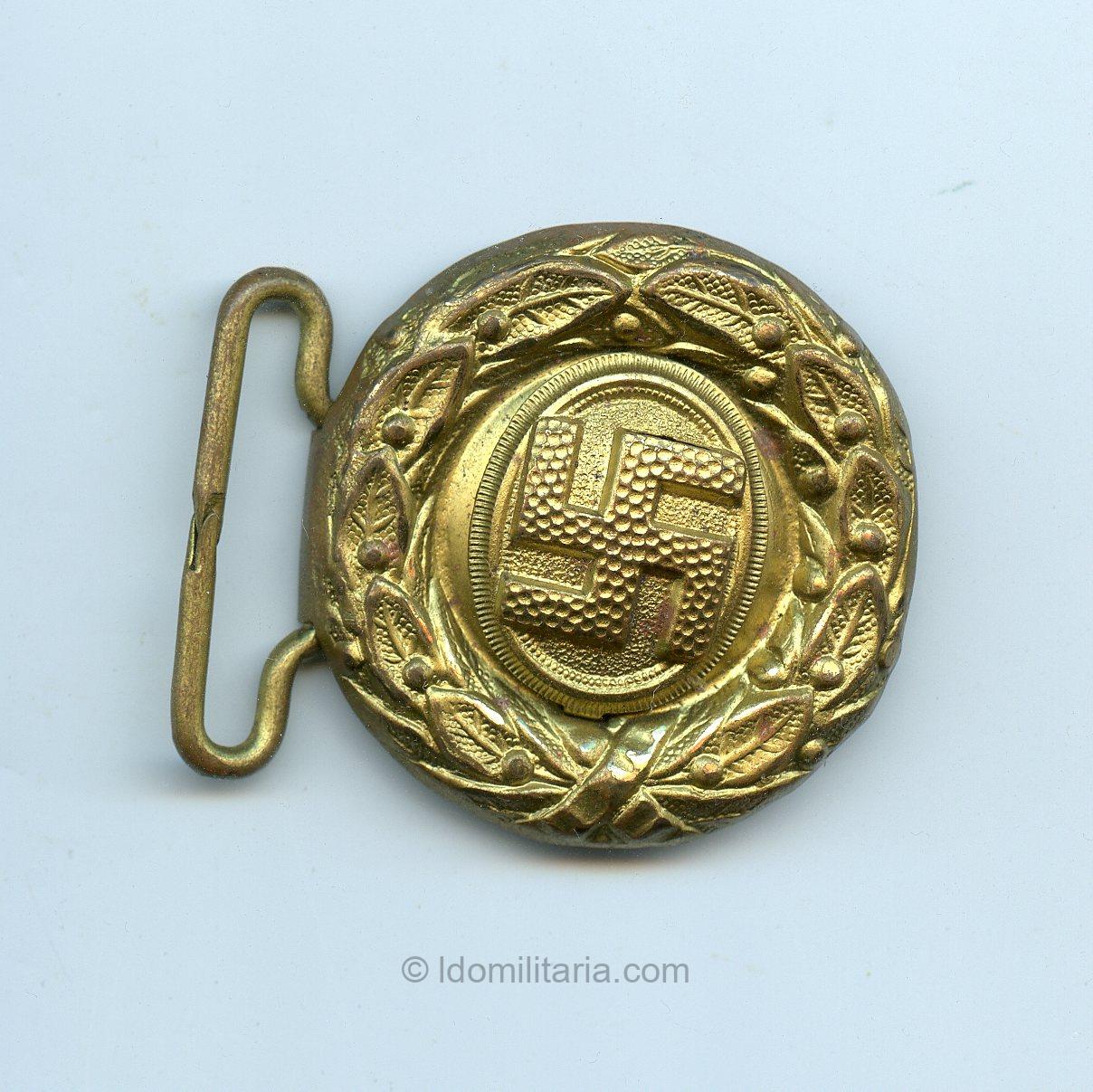 NSDAP/HJ Sympathie Buckle in gold