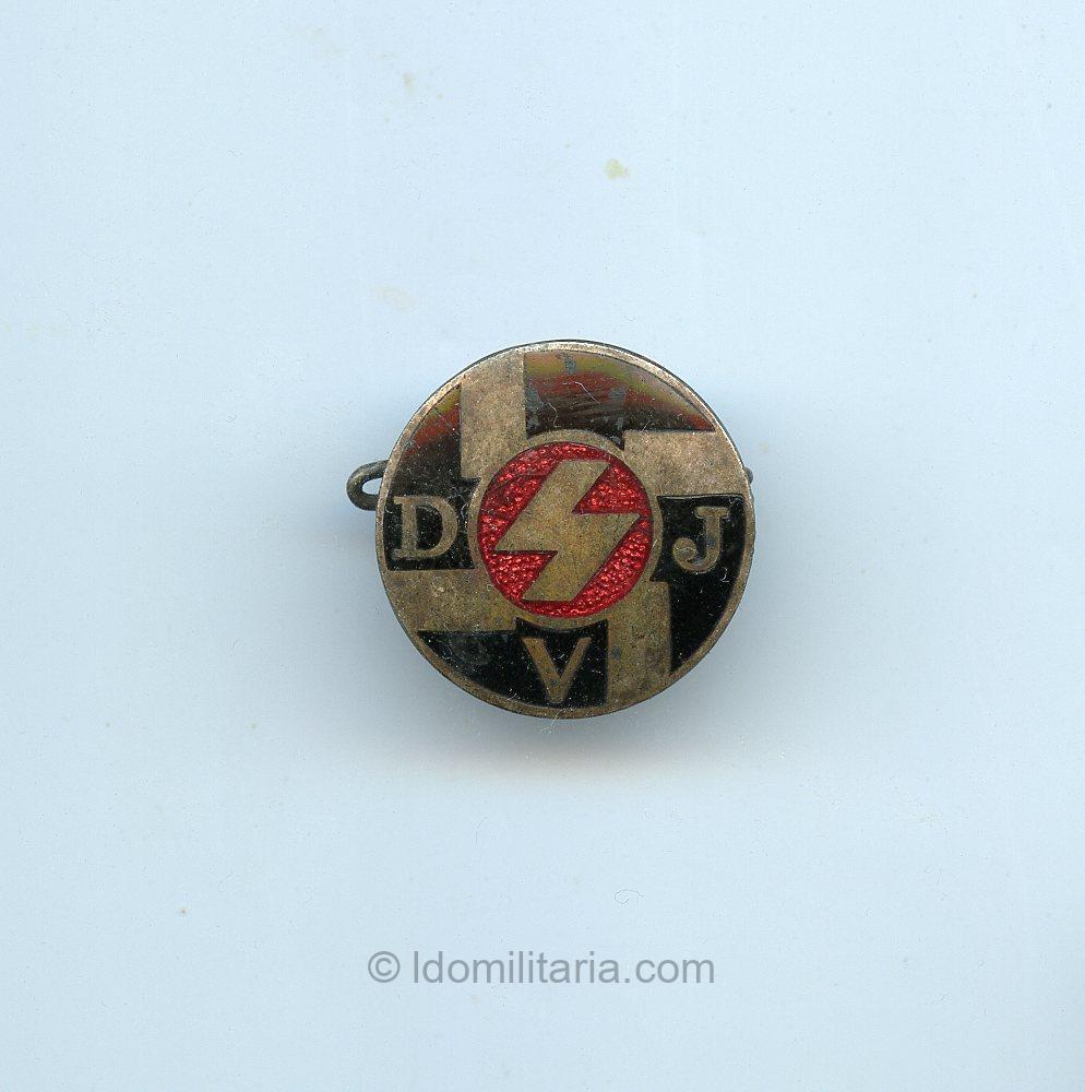 Early first pattern DJV Membership badge - Ges. gesch.