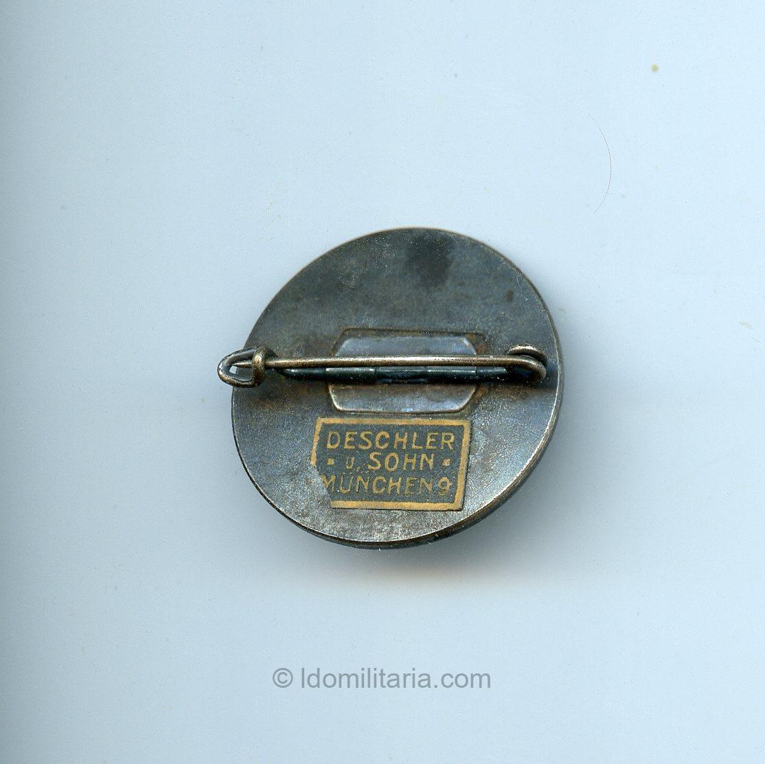 HJ Hochland Lager Lenggries 1934 badge - Deschler & Sohn, München - Image 2