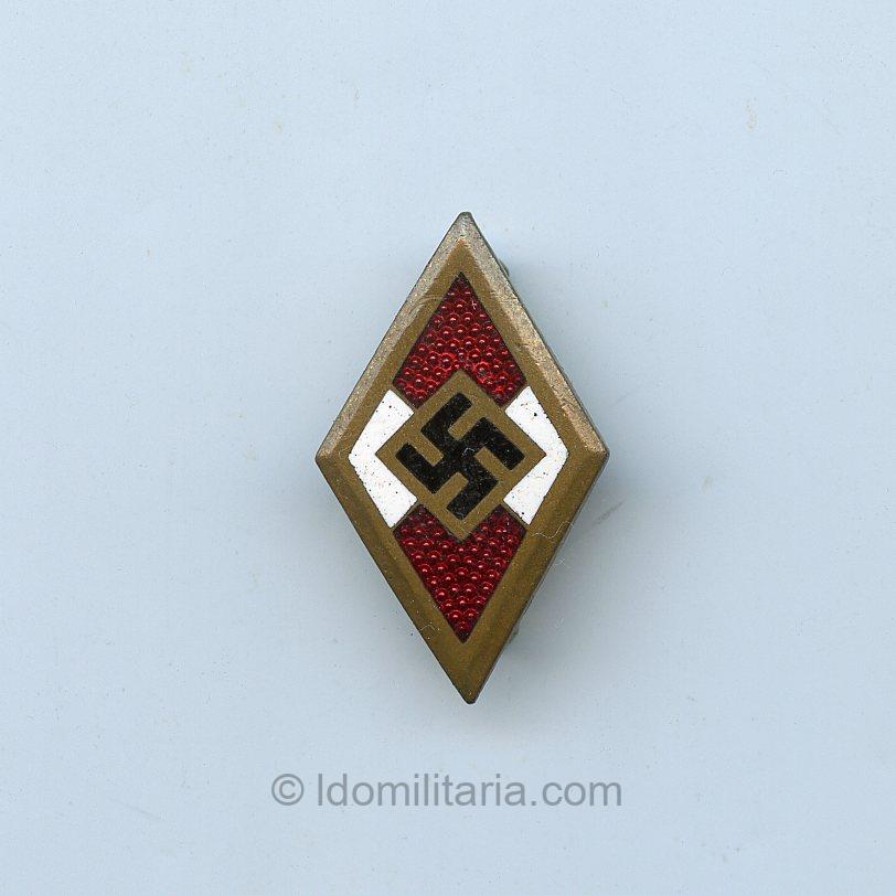 Golden HJ honor badge ''132193'' - Wilhelm Deumer, Lüdenscheid