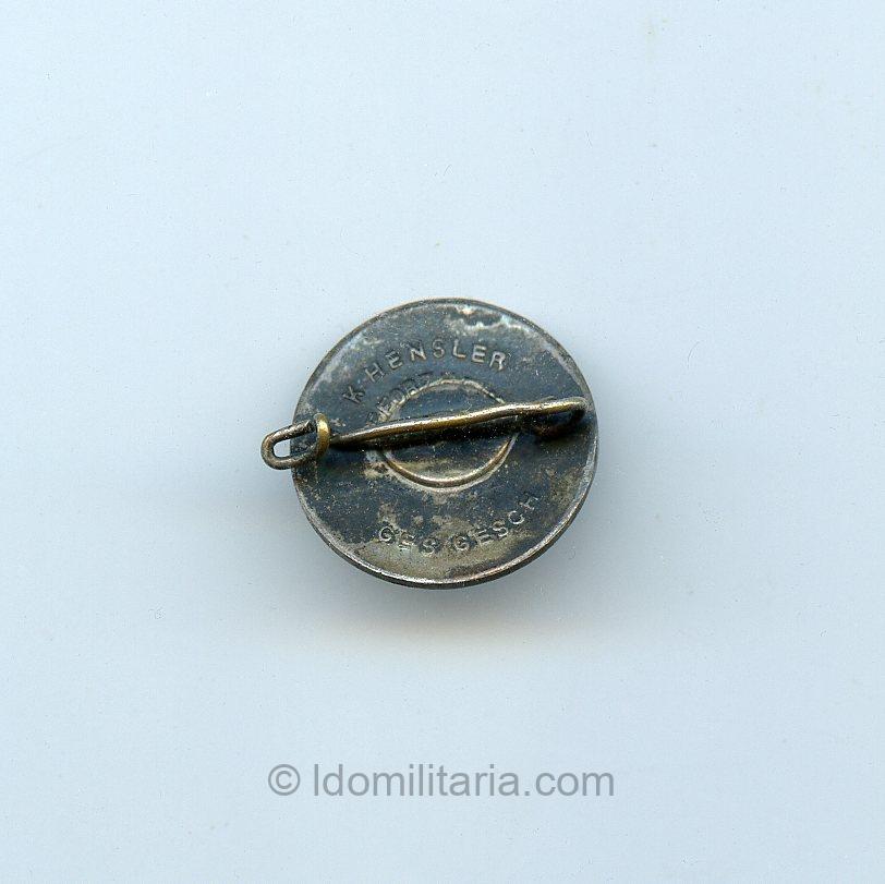 Rare early full maker 16mm NSDAP Memberhsip badge - Karl Hensler, Pforzheim - Image 2
