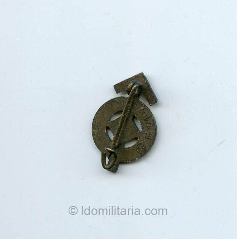 HJ Sport badge in bronze miniature - Image 2