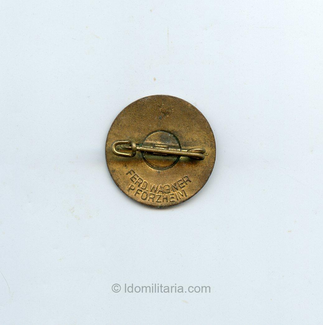 Nationaal-Socialistische Nederlandsche Arbeiderspartij (NSNAP) Membership badge – Ferdinand Wagner, Pforzheim. - Image 2