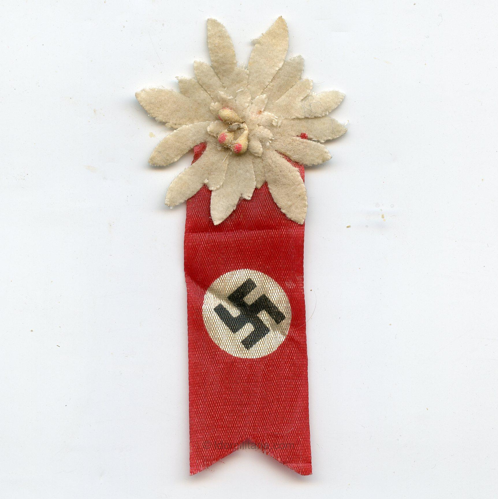 NSDAP Symapthie Ribbon with flower