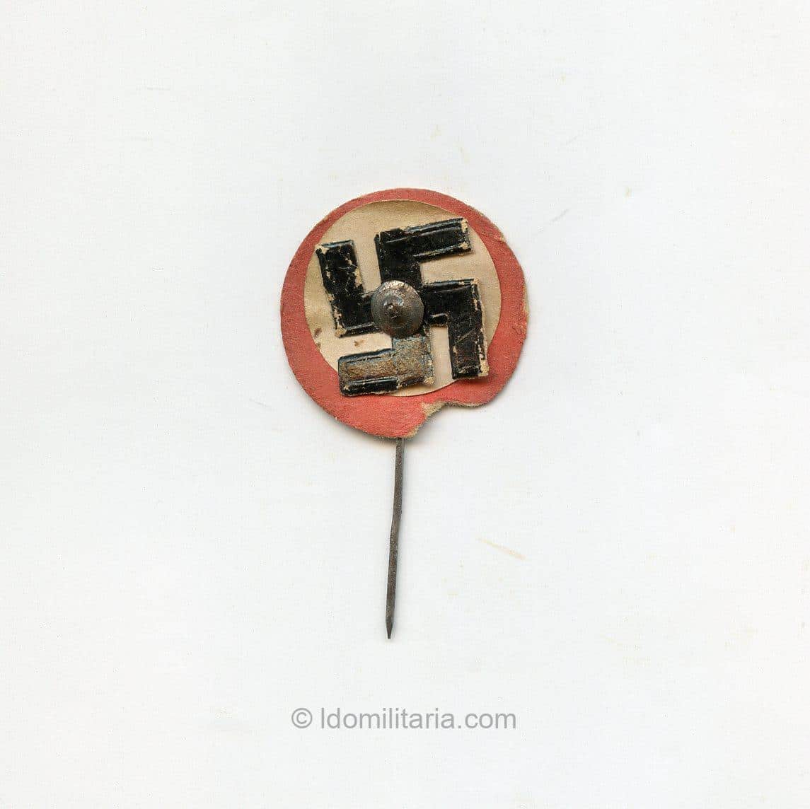 3-piece construction Paper NSDAP Symapthie stickpin
