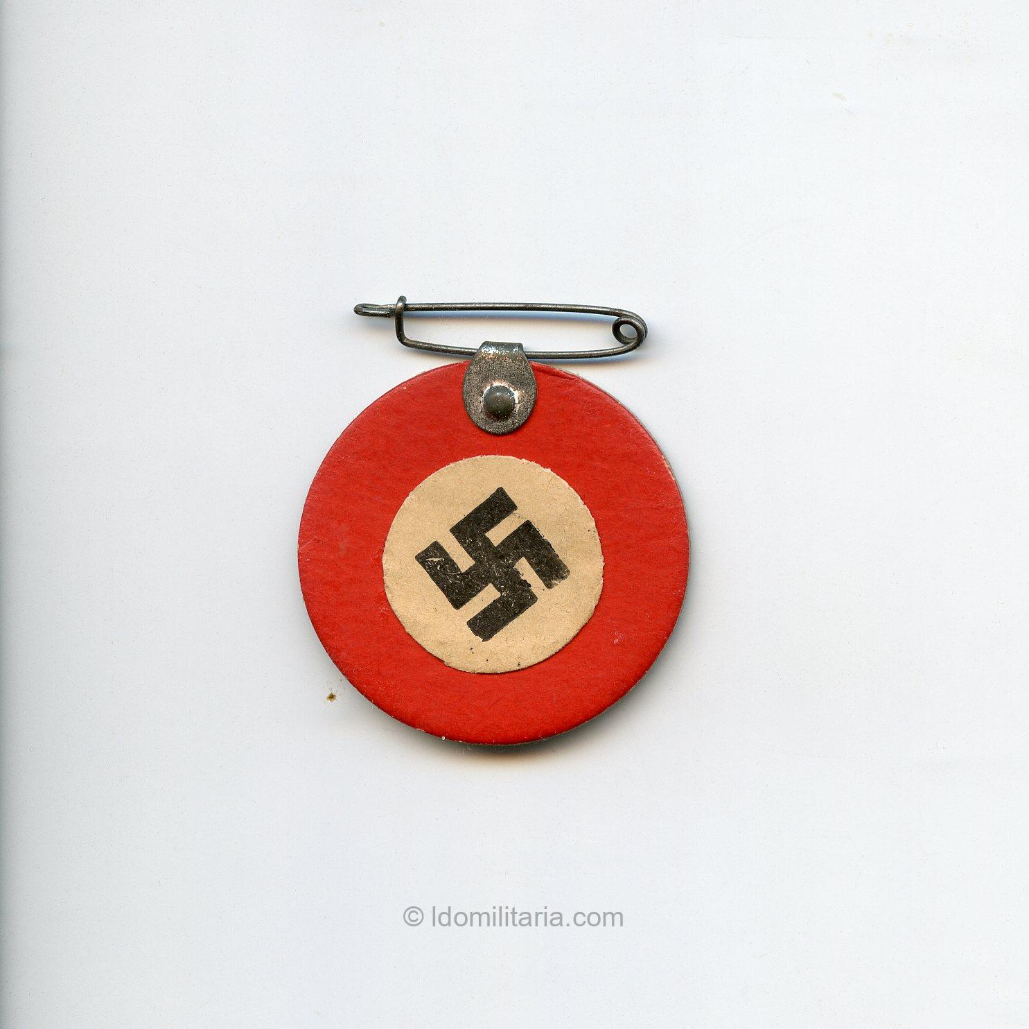 NSDAP sympathie paper roundel