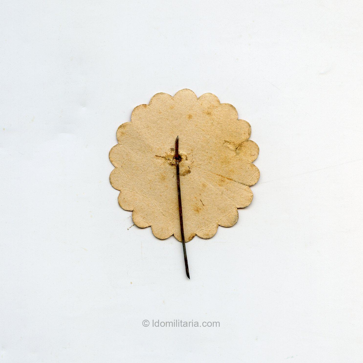 NSDAP sympathie paper flower pin (3) - Image 2